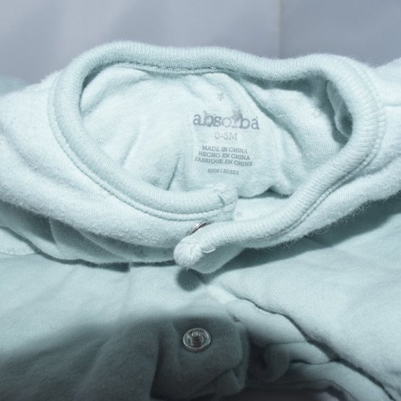 Absorba snow suit mint color 0-3 months - Picture 3 of 3